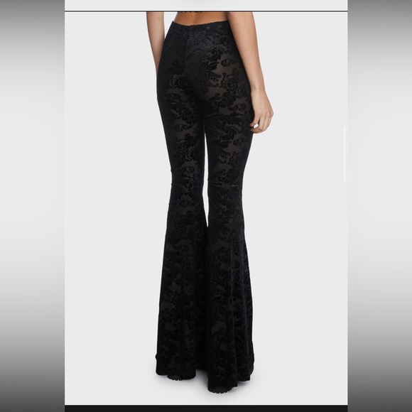 Widow PRETTY OBSESSED burnout flare pants - Picture 4 of 4